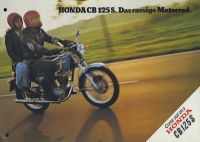 Honda CB 125 S brochure ca. 1974