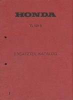 Honda TL 125 Ersatzteilliste ca. 1974