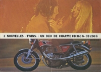 Honda CB 250 G / CB 360 G brochure ca. 1976