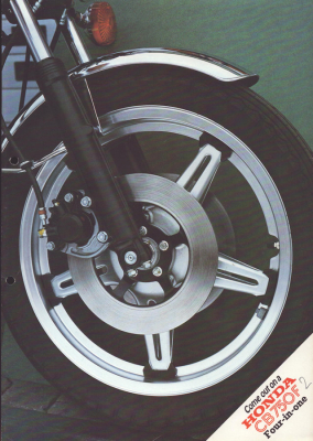 Honda CB 750 F four in one Prospekt ca. 1977