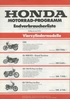 Honda pricelist 6.1978