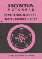 Honda Tubeless tires repair manual ca. 1978