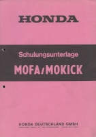 Honda Mofa / Mokick Schulungsunterlagen ca. 1978