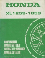 Honda XL 125S / 185S repair manual 1978