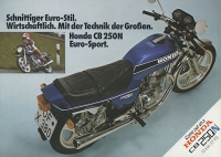 Honda CB 250 N brochure ca. 1978