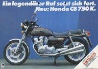 Honda CB 750 K brochure ca. 1978