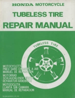 Honda Tubeless tire repair manual 1979