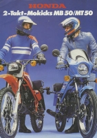 Honda MB 50 MT 50 brochure ca. 1979