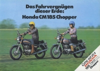 Honda CM 185 brochure ca. 1979