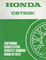 Honda CB 750 K repair manual 1979