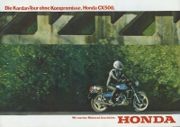 Honda CX 500 Prospekt 1980