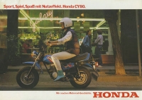 Honda CY 80 brochure 1981