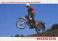 Honda MT 80 brochure 1981