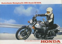 Honda CB 400 N brochure 1981