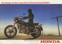 Honda CX 500 C brochure 1981