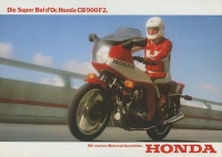 Honda CB 900 F2 brochure 1981