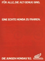 Die jungen Hondas `82 brochure