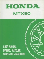 Honda MTX 50 repair manual 1982