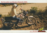 Honda CL 250 S brochure 1982