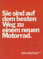 Honda Models 250 - 500 ccm brochure 1982