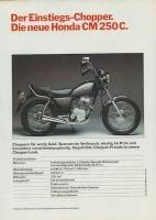 Honda CM 250 C Prospekt 1982