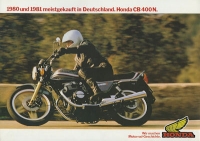 Honda CB 400 N brochure 1982