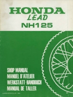 Honda Lead NH 125 repair manual 1983