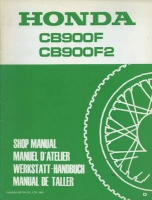 Honda CB 900 F / F2 repair manual 1983