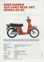 Honda SH 80 brochure 10.1983