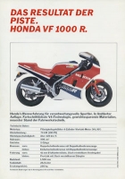 Honda VF 1000 R brochure 10.1983