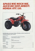 Honda ATC 200 Prospekt 10.1983