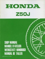 Honda Z 50 J repair manual 1985