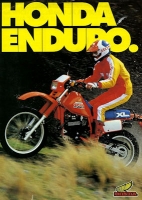 Honda Enduro program 1985