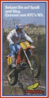 Honda Crosser and ATC`s program 1985