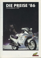 Honda pricelist 1.1986