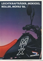 Honda 50 - 80 ccm program 1986