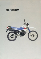 Honda XL 600 RM brochure 1986