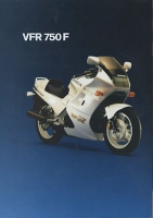 Honda VFR 750 F brochure 1986