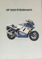 Honda VF 1000 R Rothman`s brochure 1986