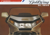 Honda Gold Wing GL 1500 brochure 1987