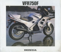 Honda VFR 750 F brochure 1987