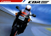 Honda CBR 600 F / 1000 F brochure 1987