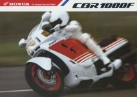 Honda CBR 1000 F brochure 1987