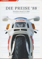 Honda Preisliste 6.1988