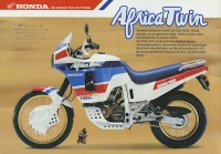 Honda African Twin brochure 1988