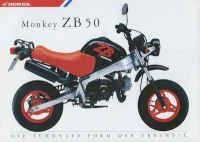 Honda Monkey ZB 50 brochure 1989