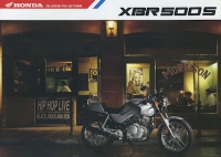 Honda XBR 500 S brochure 1989