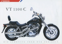 Honda VT 1100 C brochure 1989