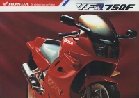 Honda VFR 750 F brochure 1990