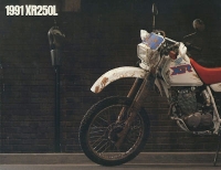 Honda XR250L US-Prospekt 1991